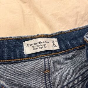 Abercrombie & Fitch Blue High Rise Jeans